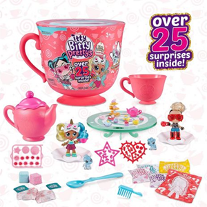 عروسک سورپرایزی Itty Bitty Prettys مدل Tea Party بزرگ با 25 سورپرایز -اسباب بازی